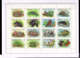 CHRISTMAS ISLAND(1987) Wildlife. Pane Of 16 In Presentation Booklet. Scott Nos 196-211. - Christmas Island