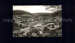 41576094 Eberbach Baden Blick Zur Ottohoehe Und Jugendherberge Neckar Bruecke Eb - Eberbach