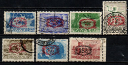 GRECIA - 1946 - IMMAGINI DELLA GRECIA CON SOVRASTAMPA - OVERPRINTED - USATI - Used Stamps