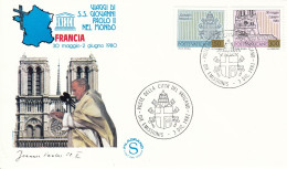 VATICAN Cover 2-90,popes Travel 1981 - Lettres & Documents