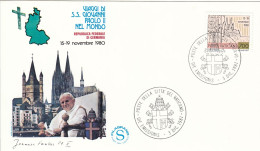 VATICAN Cover 2-93,popes Travel 1981 - Covers & Documents