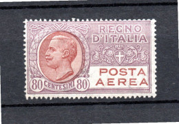 Italy 1928 Old 0.80 Lire Airmail-stamp (Michel 280) Nice MLH - Luftpost