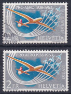 MiNr. 780 Schweiz        1963, 13. Juli. „Pro-Aero“-Gedenkpostflüge 1963 - Postfrisch/**/MNH + Gestempelt - Portomarken