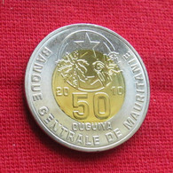 Mauritania 50 Ouguiya 2010 KM# 9 UNC Lt 674 *VT Bimetallic Mauritanie - Mauritanie