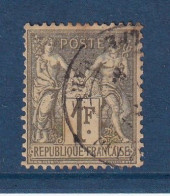 France - YT N° 72 - Oblitéré - 1876 - 1876-1878 Sage (Tipo I)