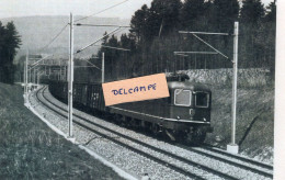 Nouveau Train De Marchandises Rupperswil - Lenzburg Se Dirigeant Vers Le Saint-Gothard En 1984- Reproduction - Lenzburg