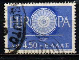 GRECIA - 1960 - EUROPA UNITA - USATO - Gebruikt