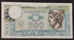 Italia – Billete Banknote De 500 Liras – 1976 - 500 Lire