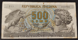 Italia – Billete Banknote De 500 Liras – 1966 - 500 Liras