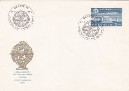 United Nations - Switzerland Geneva Office 1960 Palais De Nations 5fr FDC - FDC