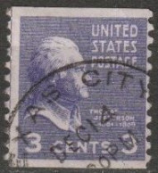 USA 1938  Mi-Nr.414 O Gestempelt Rollenmarke Thomas Jefferson ( U 71) Günstige Versandkosten - Rollenmarken