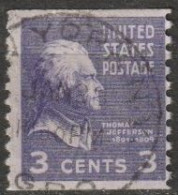 USA 1938  Mi-Nr.414 O Gestempelt Rollenmarke Thomas Jefferson ( U 74) Günstige Versandkosten - Rollenmarken