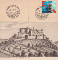 AK  "Schloss Dornach Vor Der Zerstörung 1798"  (Postaufhebung Leysin)     Ca. 1910/2002 - Covers & Documents