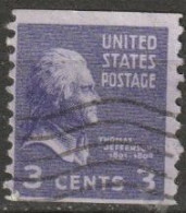 USA 1938  Mi-Nr.414 O Gestempelt Rollenmarke Thomas Jefferson ( U 75) Günstige Versandkosten - Coils & Coil Singles