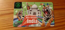 Prepaid Phonecard Thailand - India, Tiger - Thailand