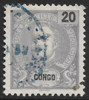 Portuguese Congo – 1898 King Carlos 20 Réis Used Stamp - Congo Portoghese