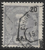 Portuguese Congo – 1898 King Carlos 20 Réis Used Stamp - Congo Portuguesa