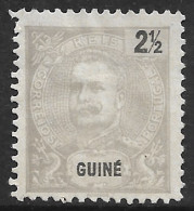 Poruguese Guine – 1898 King Carlos 2 1/2 Réis Mint Stamp - Guinea Portuguesa