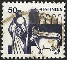 India 1982 - Mi 898C - YT 722 ( Cows And The Dairy Industry ) Perf. 13 X 12¾ - Gebraucht