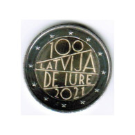 LETTONIE - 2 EURO 2021 - 100 ANS DE LA CREATION DE LA BANQUE - SPL - Latvia