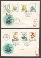 Hungary 1973 - Field Flowers, Mi-Nr. 2887/93, 2 FDC - FDC