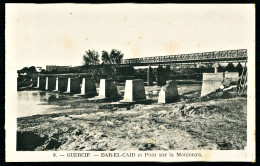 A66  MAROC CPA GUERCIF - DAR EL CAID ET PONT SUR LA MOULOUYA - Collections & Lots