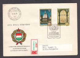 Hungary 1972 - 20 Years Of The Constitution, Mi-Nr. 2790/91, FDC - FDC