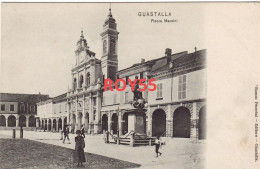 Emilia Romagna-reggio Emilia-guastalla Piazza Mazzini Animata Veduta Piazza Primi 900 (f.piccolo) - Altri & Non Classificati