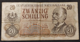 Austria – Billete Banknote De 20 Schilling – 1956 - Oesterreich