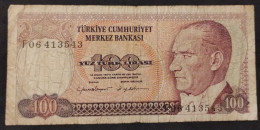 Turquía – Billete Banknote De 100 Liras – 1984 - Turchia