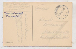 8850 DONAUWÖRTH, Postgeschichte, Feldpost Dezember 1939, Reserve Lazarett - Donauwörth