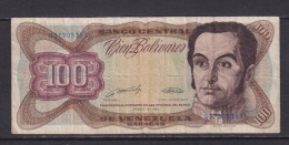 VENEZUELA - 1989 100 Bolivars Circulated Banknote - Venezuela