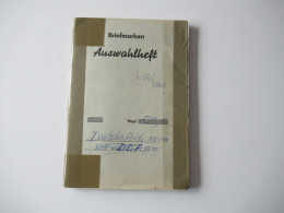 Sammlung / Interessantes Auswahlheft Deutsches Reich Ab Brustschild Und DDR Viele Gestempelte Marken /eventl. Fundgrube - Sammlungen (im Alben)