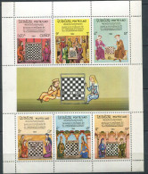 Delcampe - Laos ** N° 548 à 550 - 552 à 554 En Feuillet - Echecs - Laos