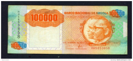 ANGOLA - 1991 100000 Kwanza Circulated Note - Condition/Serial Number As Scan - Angola