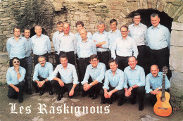 SPECTACLE - Chanteurs Musiciens - Groupe - Les Raskignons - Carte Postale - Musik Und Musikanten