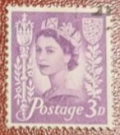 GRAN BRETAGNA 1958  QUEEN ELISABETH YT 325 JERSEY - Usati