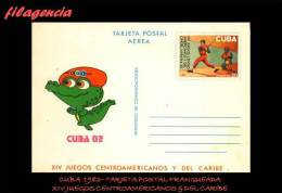 CUBA. ENTEROS POSTALES. TARJETA POSTAL FRANQUEADA 1982. XIV JUEGOS CENTROAMERICANOS & DEL CARIBE. BÉISBOL - Otros & Sin Clasificación