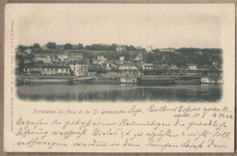 CPA 78 - LE PECQ - Panorama Du Pecq Et De Saint-Grermain - Jolie Vue Générale Du Village + TB Oblitération Verso 1903 - Le Pecq