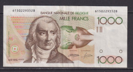 BELGIUM - 1980-1996 1000 Franc Circulated Banknote - 1000 Francos