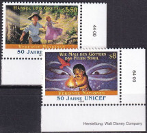 UNO WIEN 1996 Mi-Nr. 218/19 Eckrand ** MNH - Unused Stamps