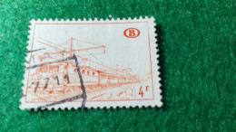 BELÇİKA-   DEMİRYOLU PAKET  POSTASI --1952-87-    4  FR   DAMGALI - Gebraucht