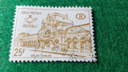 BELÇİKA-   DEMİRYOLU PAKET  POSTASI --1952-87-    25  FR   DAMGALI - Oblitérés