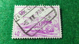 BELÇİKA-   DEMİRYOLU PAKET  POSTASI --1952-87-    40  FR   DAMGALI - Usados