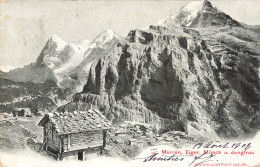 CPA Mürren,Eiger,Mönch,Jungfrau-Timbre    L2539 - Mürren