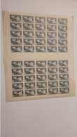 OCEANIE 1944 Feuille Entière De 50 Timbres YT PA 17 NEUF - Airmail