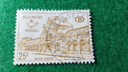 BELÇİKA-   DEMİRYOLU PAKET  POSTASI --1952-87-    25 FR   DAMGALI - Usati