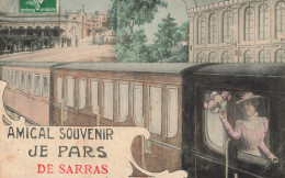 Sarras * Souvenir Du Village * Je Pars ! * Train Wagon Gare - Autres & Non Classés