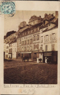 Pontoise * Carte Photo 1905 * Rue De L'Hôtel Dieu * Boucherie PAILLARD * Charbons De Terre A. BILLOIN - Pontoise