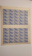 INDOCHINE YT PA34 - PA 34 FEUILLE ENTIERE NEUF 50 TIMBRES - Luftpost